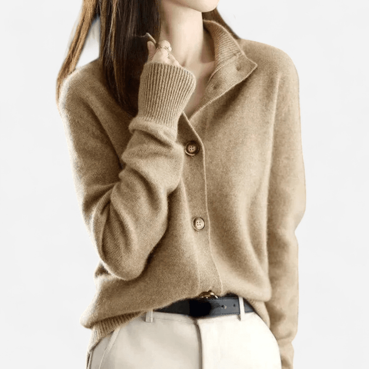 Navoura Cardigan Collection Laure - Timeless Cashmere Classic Cardigan for Effortless Elegance