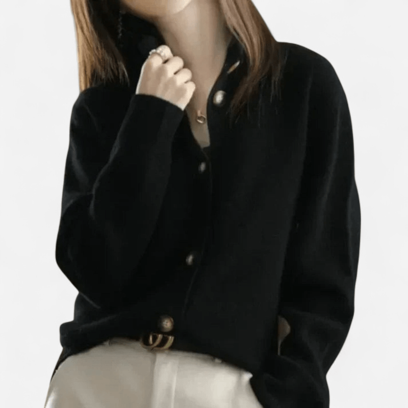 Navoura Cardigan Collection Laure - Timeless Cashmere Classic Cardigan for Effortless Elegance