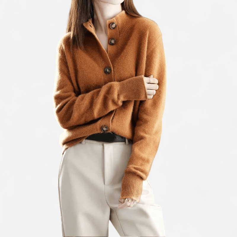 Navoura Cardigan Collection Laure - Timeless Cashmere Classic Cardigan for Effortless Elegance