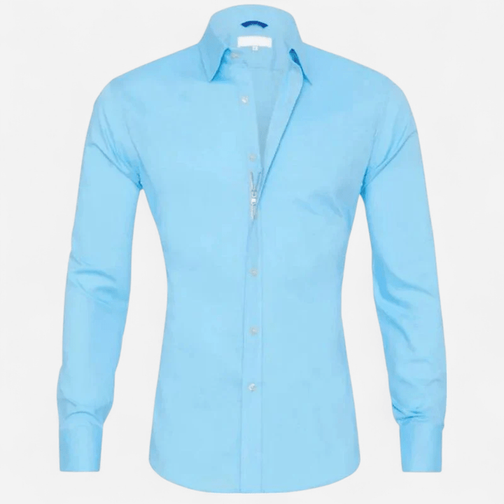 Navoura Milan - Elegant Fitted Zip-Up Shirt for Modern Style