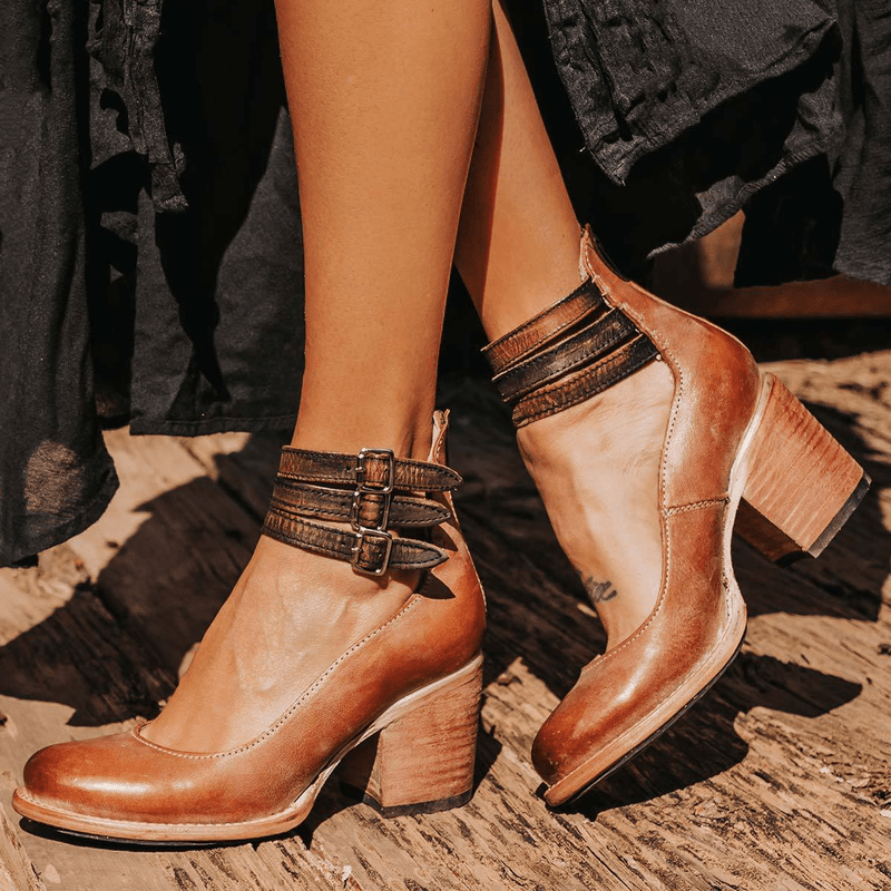 Navoura Shoes Mona - Stylish Modern Leather Ankle Boots for Every Occasion